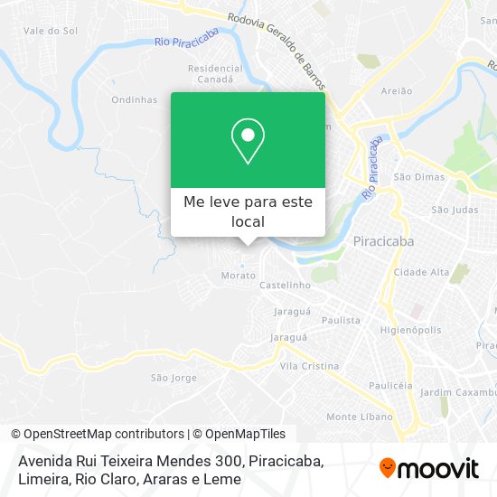 Avenida Rui Teixeira Mendes 300 mapa