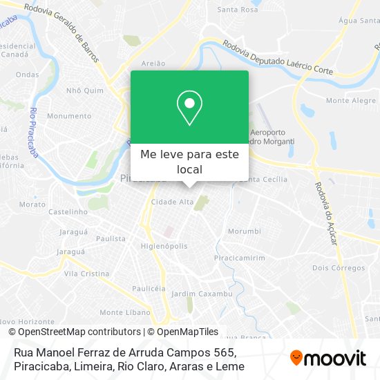 Rua Manoel Ferraz de Arruda Campos 565 mapa