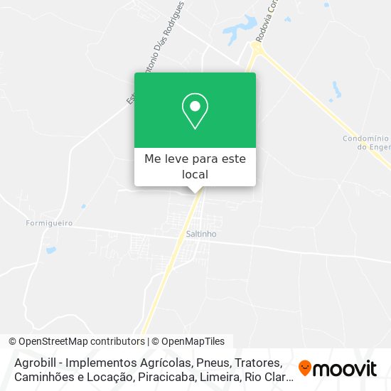 Agrobill - Implementos Agrícolas, Pneus, Tratores, Caminhões e Locação mapa