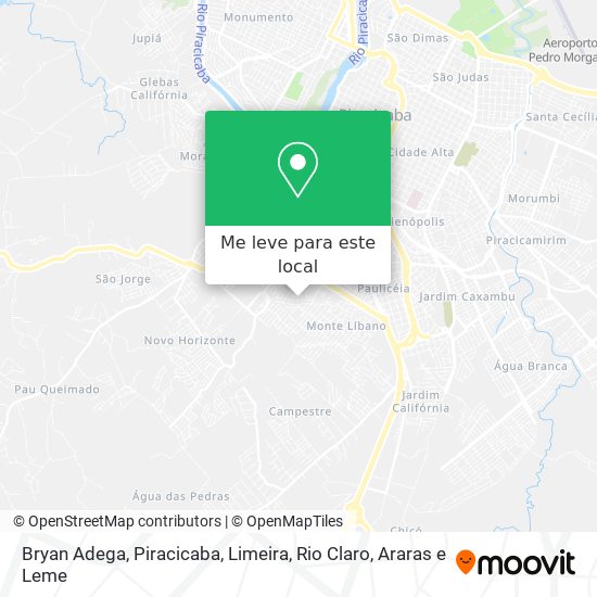 Bryan Adega mapa