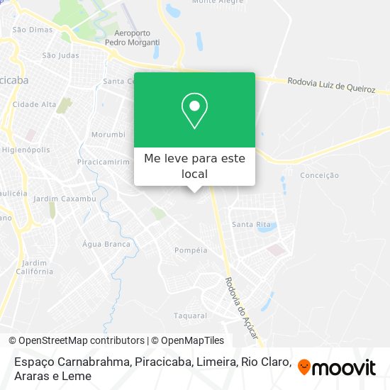 Espaço Carnabrahma mapa