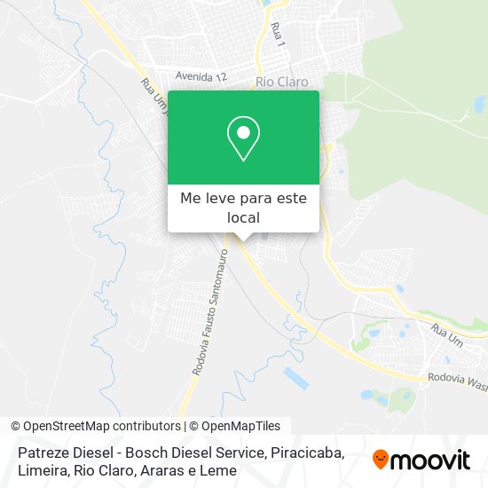Patreze Diesel - Bosch Diesel Service mapa