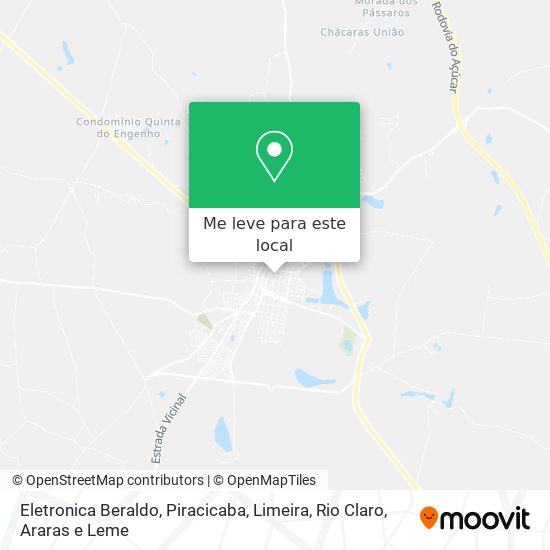 Eletronica Beraldo mapa
