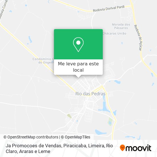 Ja Promocoes de Vendas mapa