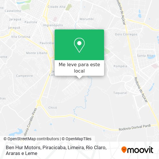 Ben Hur Motors mapa