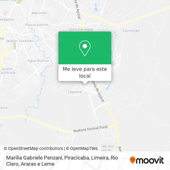 Marilia Gabriele Penzani mapa