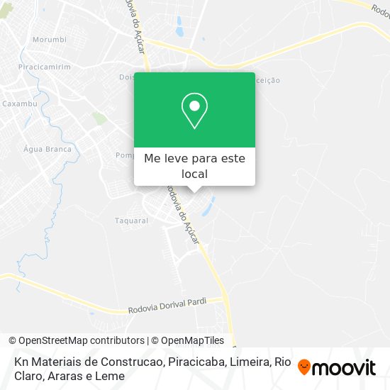 Kn Materiais de Construcao mapa