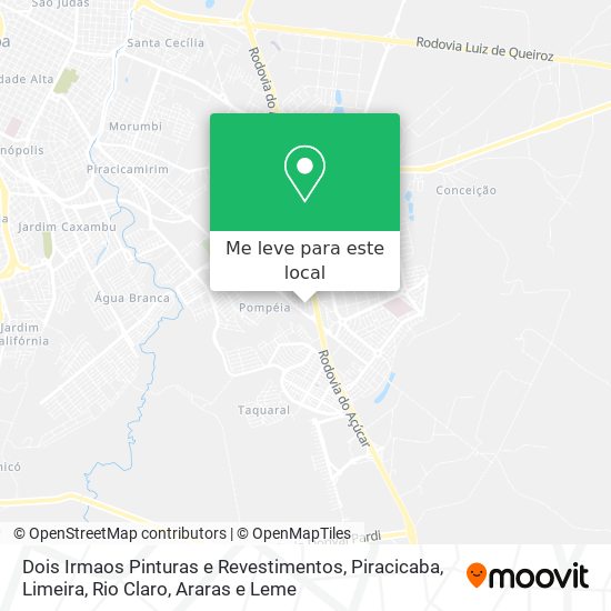 Dois Irmaos Pinturas e Revestimentos mapa