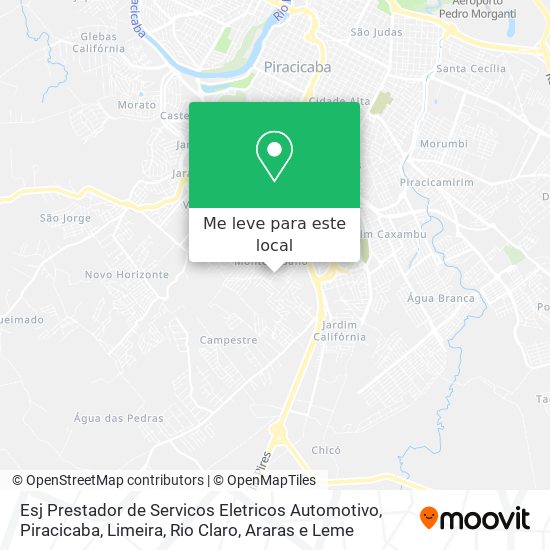 Esj Prestador de Servicos Eletricos Automotivo mapa