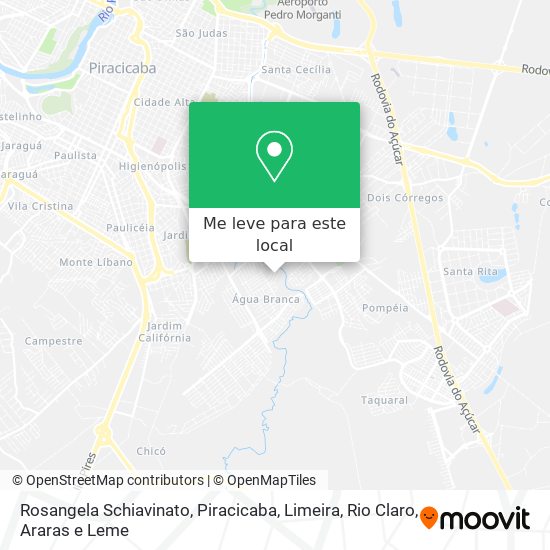 Rosangela Schiavinato mapa
