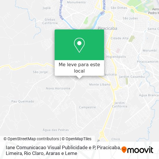 Iane Comunicacao Visual Publicidade e P mapa