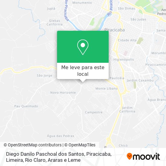 Diego Danilo Paschoal dos Santos mapa