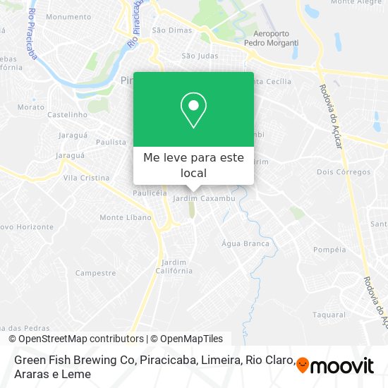 Green Fish Brewing Co mapa