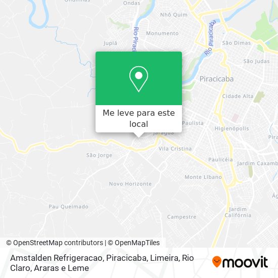 Amstalden Refrigeracao mapa