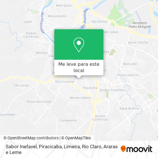 Sabor Inefavel mapa