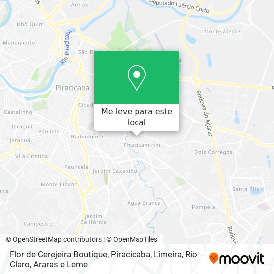 Flor de Cerejeira Boutique mapa