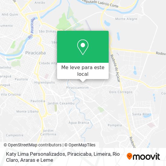 Katy Lima Personalizados mapa