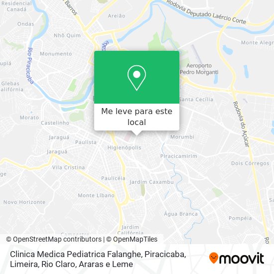 Clinica Medica Pediatrica Falanghe mapa