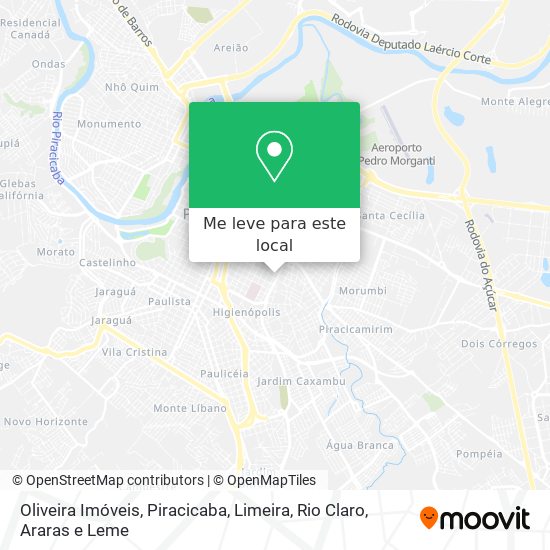 Oliveira Imóveis mapa