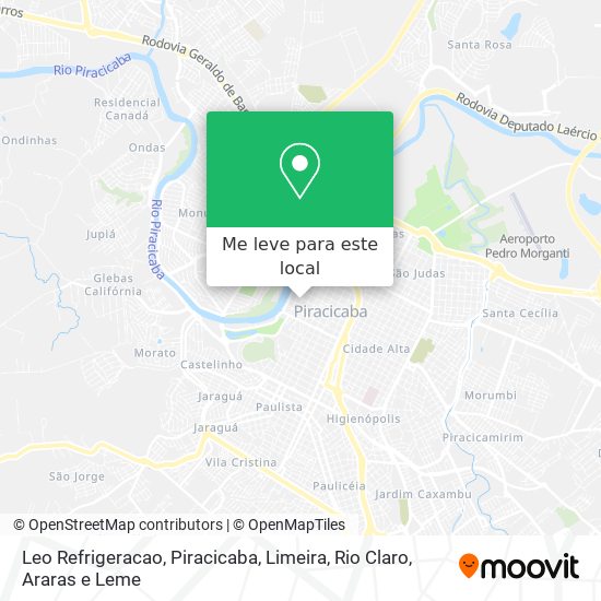 Leo Refrigeracao mapa