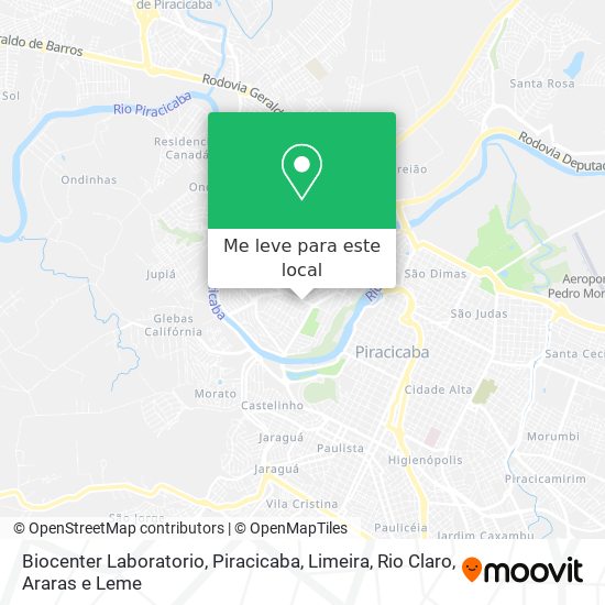 Biocenter Laboratorio mapa