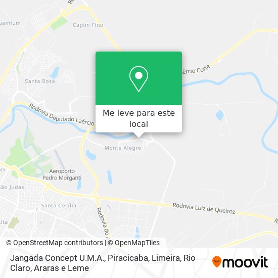 Jangada Concept U.M.A. mapa