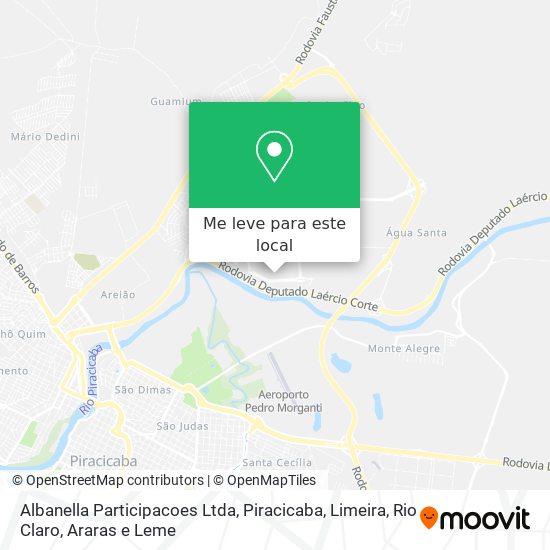 Albanella Participacoes Ltda mapa