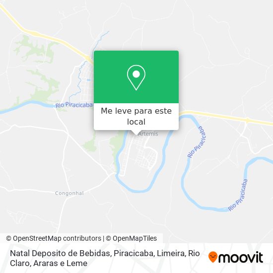 Natal Deposito de Bebidas mapa