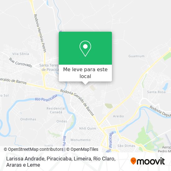 Larissa Andrade mapa