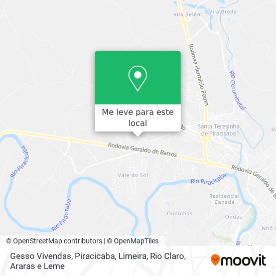 Gesso Vivendas mapa