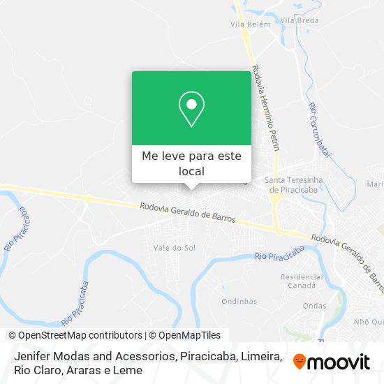 Jenifer Modas and Acessorios mapa