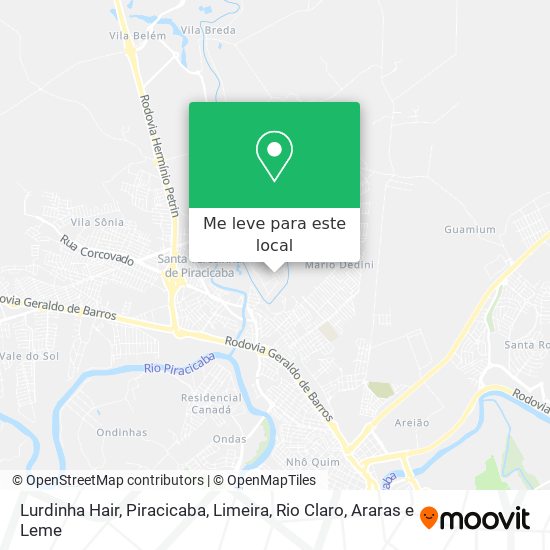 Lurdinha Hair mapa