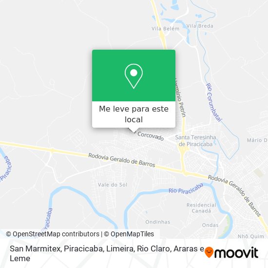 San Marmitex mapa