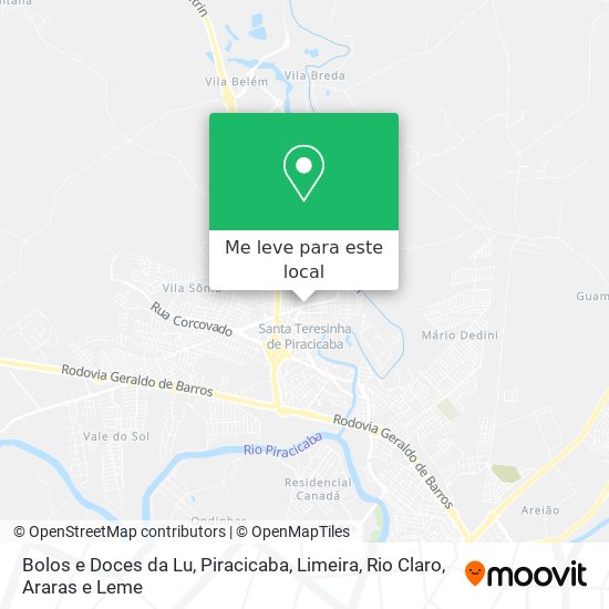 Bolos e Doces da Lu mapa