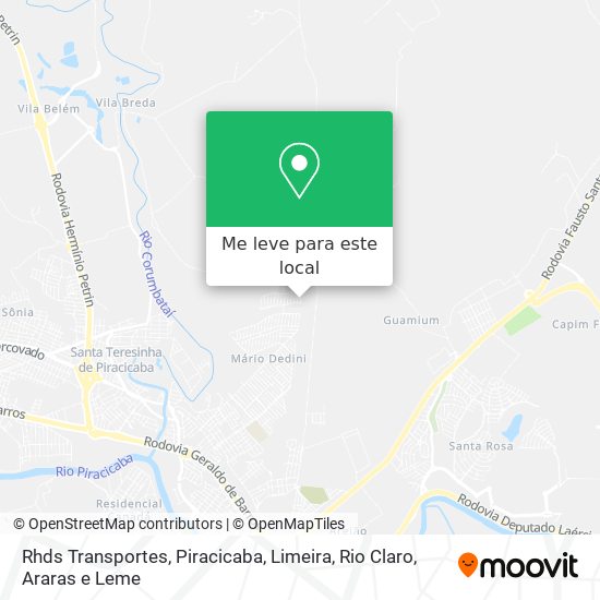 Rhds Transportes mapa