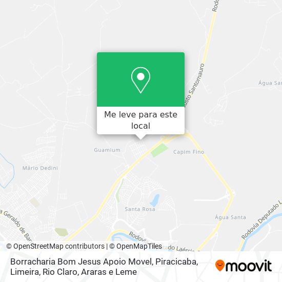 Borracharia Bom Jesus Apoio Movel mapa