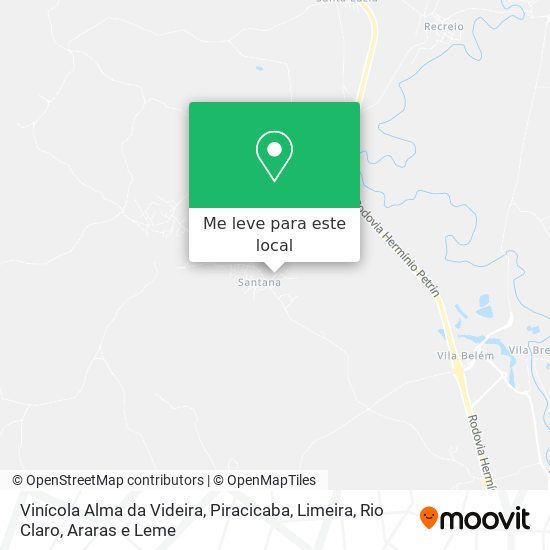 Vinícola Alma da Videira mapa