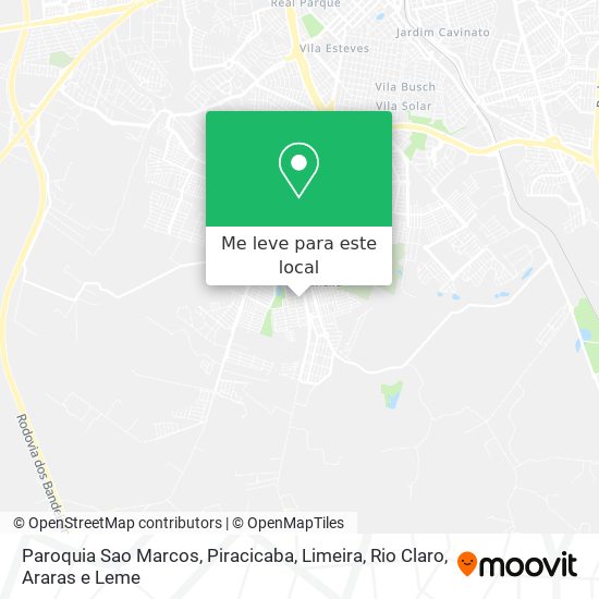 Paroquia Sao Marcos mapa