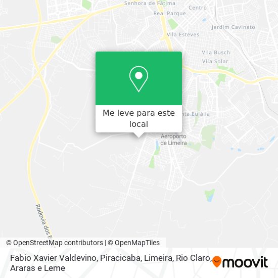 Fabio Xavier Valdevino mapa