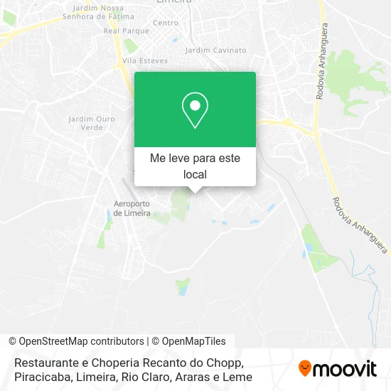 Restaurante e Choperia Recanto do Chopp mapa