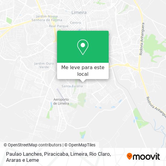 Paulao Lanches mapa