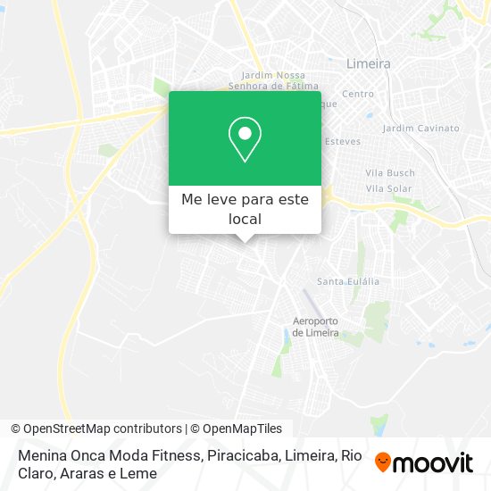 Menina Onca Moda Fitness mapa