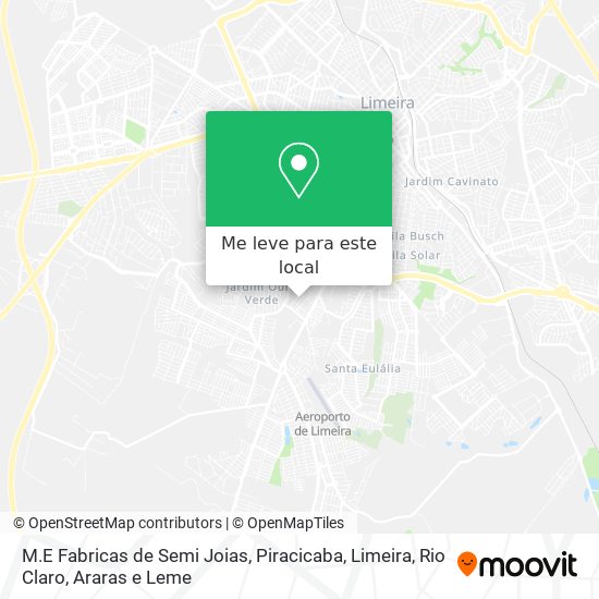 M.E Fabricas de Semi Joias mapa