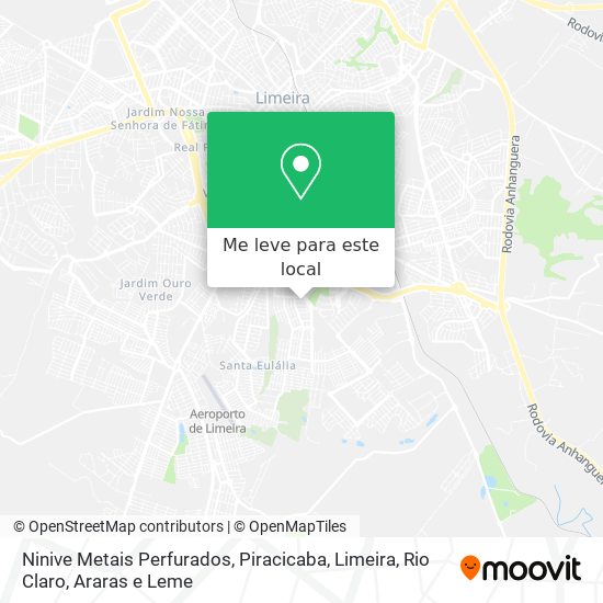 Ninive Metais Perfurados mapa