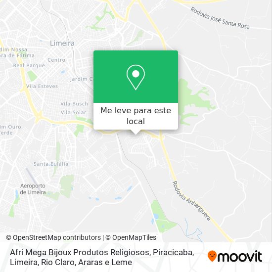 Afri Mega Bijoux Produtos Religiosos mapa