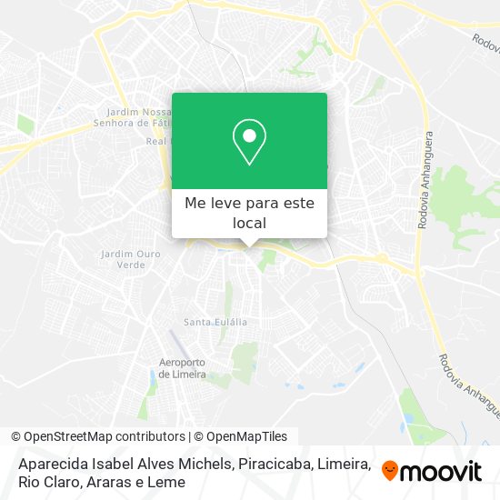 Aparecida Isabel Alves Michels mapa