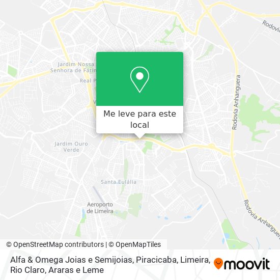 Alfa & Omega Joias e Semijoias mapa