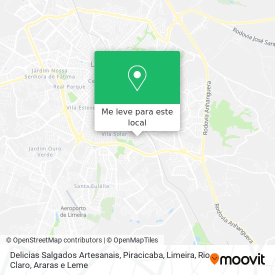 Delicias Salgados Artesanais mapa