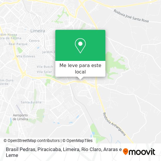 Brasil Pedras mapa