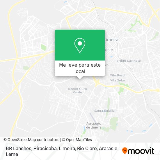 BR Lanches mapa